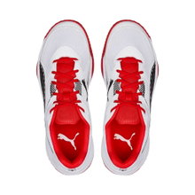Puma Halowe buty do sportów halowych Solarflash II biało/czerwone męskie